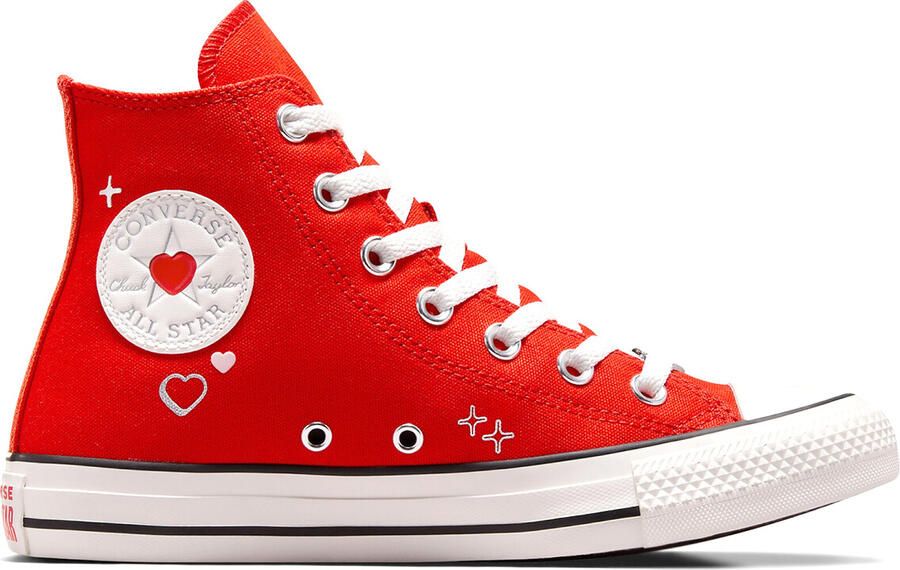 Converse Chuck Taylor All Star Hi Hoge sneakers Dames Rood - Foto 4
