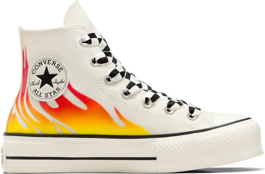 Converse Chuck Taylor All Star Taylor Dames lift egret enamel red black maat: 40 beschikbare maaten:37.5 38 39 40 41 36.5 39.5 41.5 - Foto 3