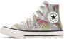 Converse Chuck Taylor All Star Prism Glitter Hoge sneakers Meisjes Kids Zilver - Thumbnail 2