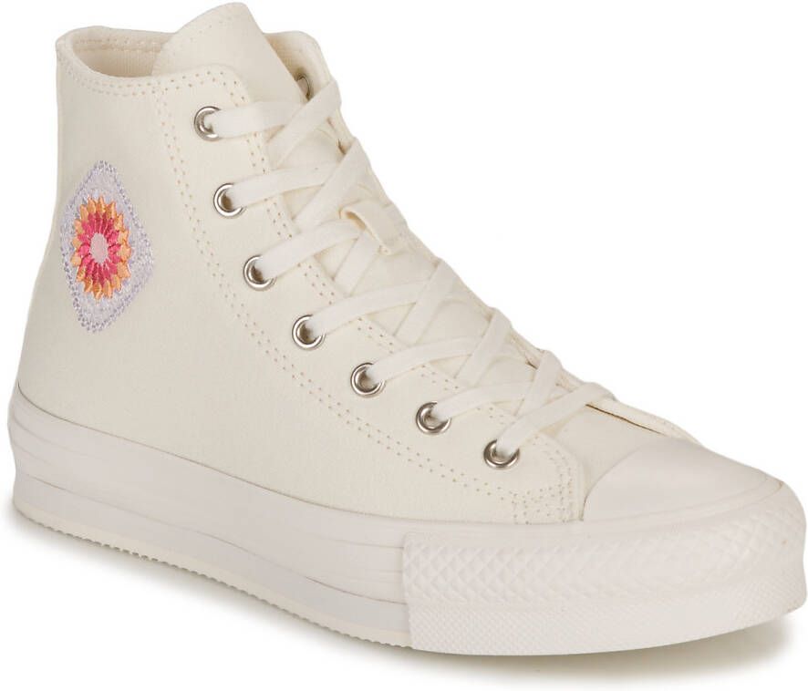 Converse Hoge Sneakers CHUCK TAYLOR ALL STAR EVA LIFT EGRET VINTAGE WHITE