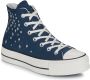 Converse Donkerblauwe Hoge Sneakers met Plateauzool Blue Dames - Thumbnail 2