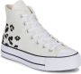 Converse Ctas Platform High Dames Schoenen Bruin Maat: 36.5 Canvas Foot Locker - Thumbnail 1