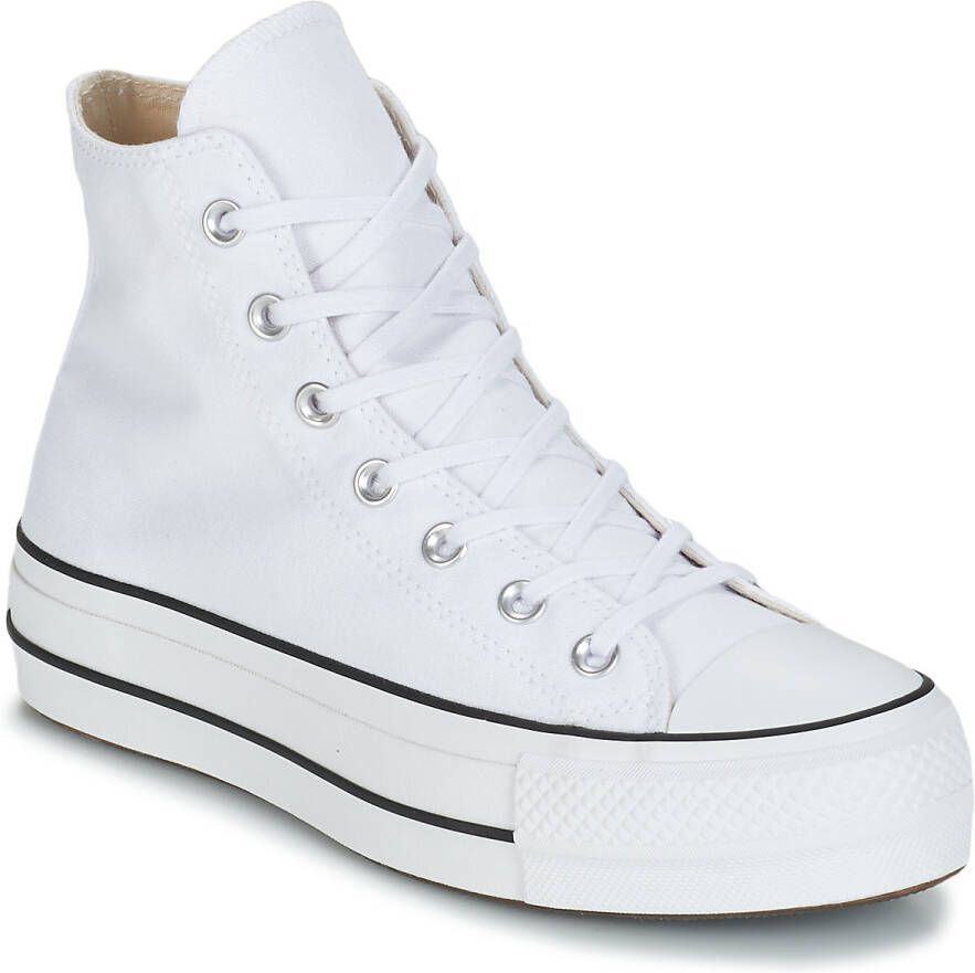 Converse Chuck Taylor All Star Platform High Leather Dames Schoenen White Textil Foot Locker - Foto 7