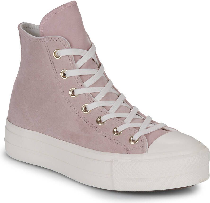 Converse Chuck Taylor All Star Lift Hi Hoge sneakers Dames Roze - Foto 4