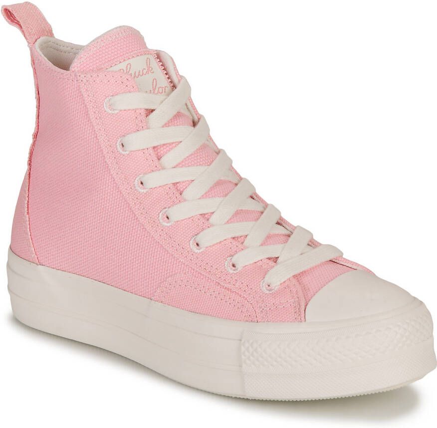 Converse Hoge Sneakers CHUCK TAYLOR ALL STAR LIFT-SUNRISE PINK SUNRISE PINK VINTAGE WHI