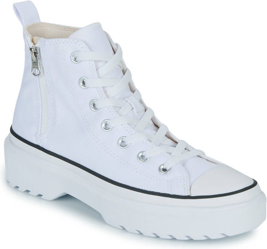 Converse Ctas Lugged Lift Platform High Unisex Schoenen Wit Maat: 38.5 Canvas Foot Locker