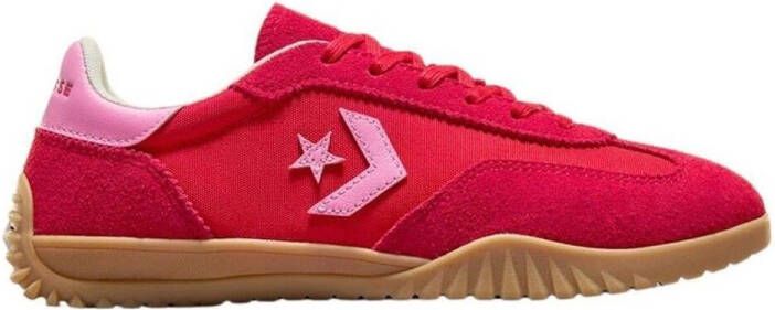 Converse Run Star Trainer Dames Schoenen Rood Maat: 37.5 Suède Foot Locker