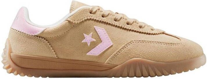Converse Run Star Trainer Sneakers Dames Beige Suède