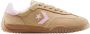 Converse Run Star Trainer Sneakers Dames Beige Suède - Thumbnail 1