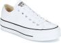 Converse Chuck Taylor All Star Lift Ox Lage sneakers Leren Sneaker Dames Wit - Thumbnail 6