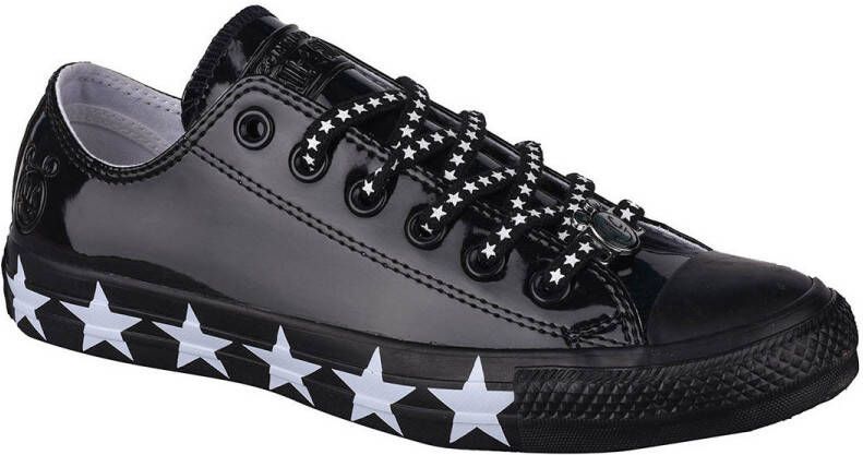 Converse Chuck Taylor All Star X Miley Cyrus Low Patent Dames Schoenen Black Leer Foot Locker