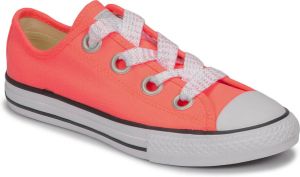 Converse Lage Sneakers CTAS BIG EYELET OX LAVA GLOW WHITE BLACK