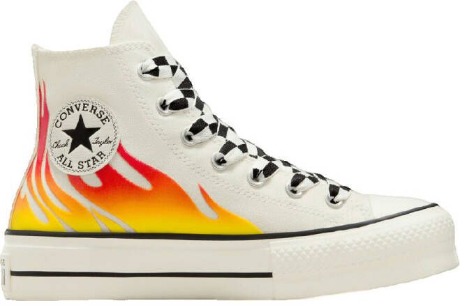 Converse Chuck Taylor All Star Taylor Dames lift egret enamel red black maat: 40 beschikbare maaten:37.5 38 39 40 41 36.5 39.5 41.5 - Foto 4