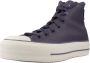 Converse Chuck Taylor All Star Lift Hi Sneakers Dames Paars - Thumbnail 12