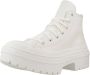 Converse Chuck Taylor All Star Heel Hi Sneakers Leren Sneaker Dames Wit - Thumbnail 4