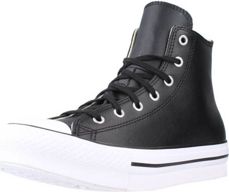 Converse Chuck Taylor All Star Eva Lift Leather Chuck Taylor in zwart formaten: 37.5 - Foto 3