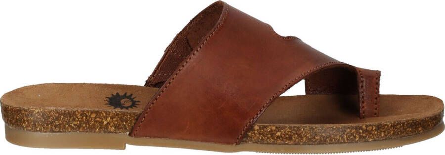 COSMOS 6106703~~~~~~~~~~~~~~~~~~~~~~~ Dames slippers Cognac