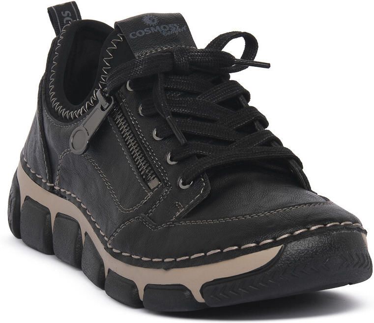 Cosmos Confort Lage Sneakers NERO