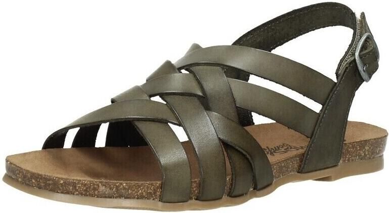COSMOS Sandalen Plat Sandalen Plat groen - Foto 3