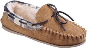 Cotswolds Cotswold Dames Dames Kilkenny Klassiek Bont gevoerde Mocassinslippers (Tan)