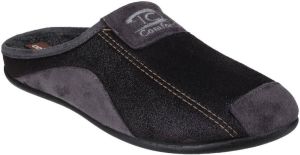 Cotswolds Cotswold Heren Westwell Slip On Mule Slippers (Zwart)