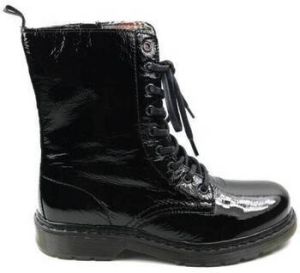 Creator Low Boots DAMES hoge veterschoen B-1027F zwart