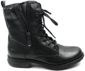 Creator Low Boots DAMES hoge veterschoen IB-18286 zwart