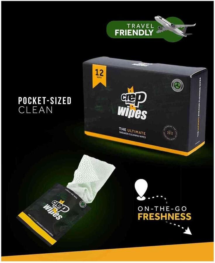 Crep Protect Bio Wipes (12 Pack) Schoenverzorging multicolor one size beschikbare maaten:one size