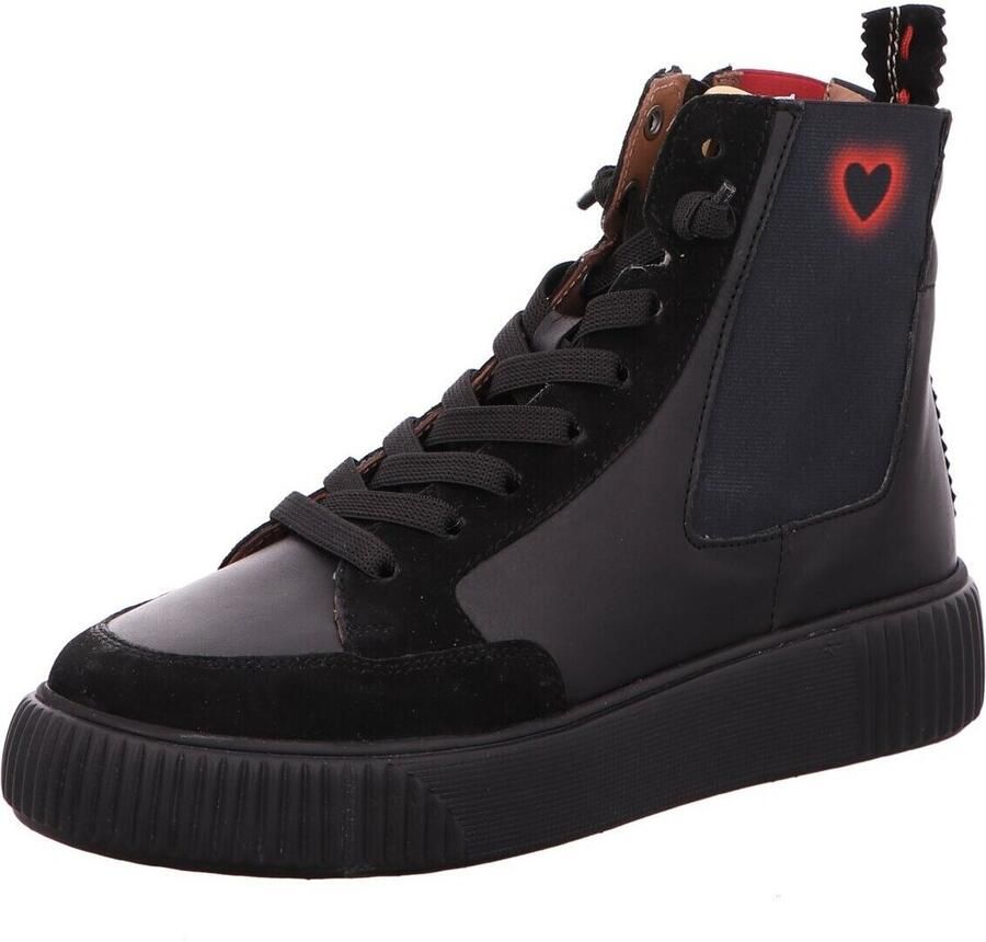 Crickit Sneakers hoog 'Sonia' zwart