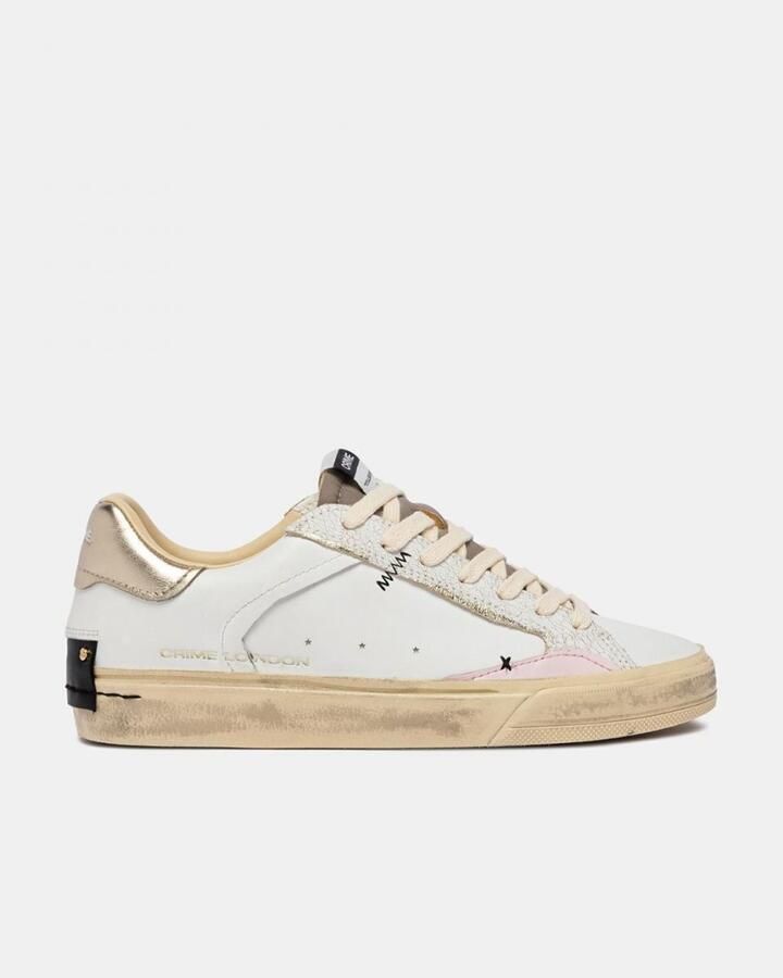 Crime London Lage Sneakers DISTRESSED 29070PP8-10 YOU ARE THE SUN - Foto 2