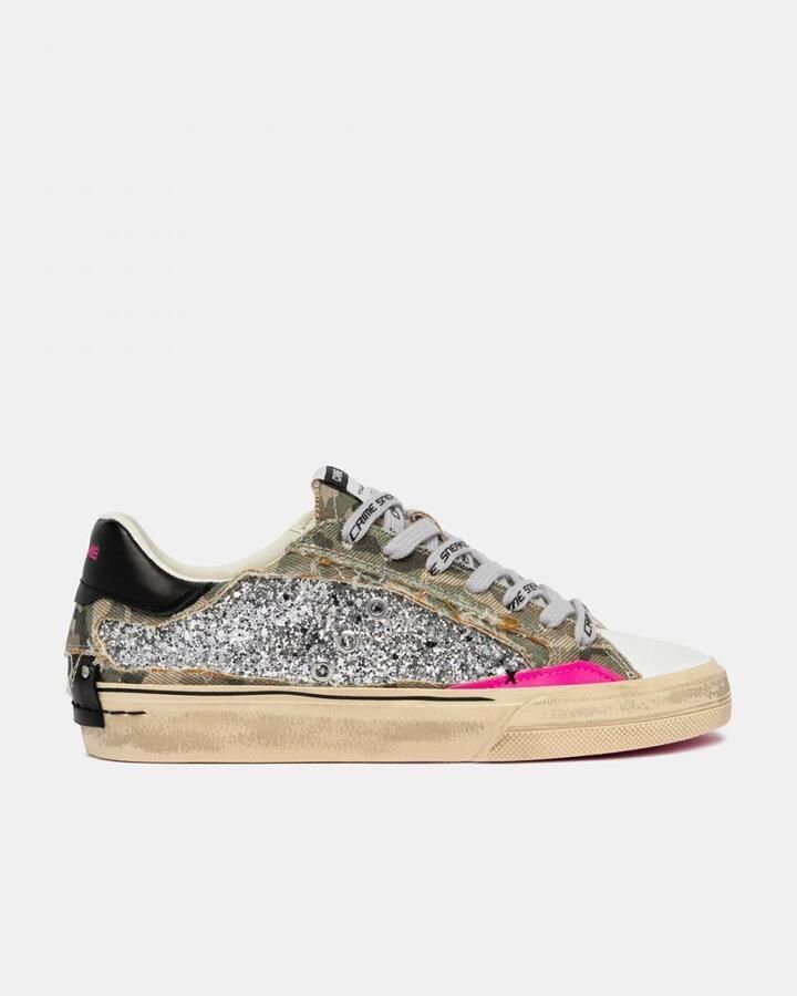 Crime London Lage Sneakers DISTRESSED 29073PP8-68 - Foto 2