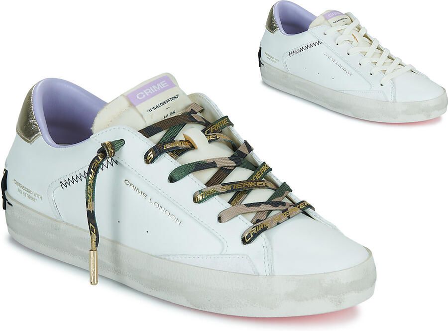Crime London Lage Sneakers DISTRESSED