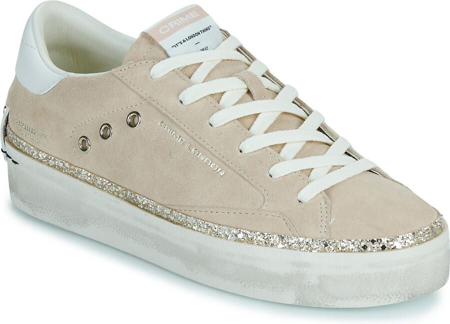 Crime London Lage Sneakers DISTRESSED PLATFORM