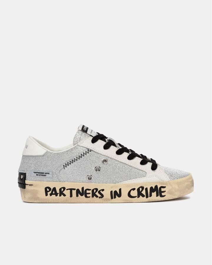 Crime London Distressed 29007pp8 Schoenen Zilver Vrouw - Foto 3