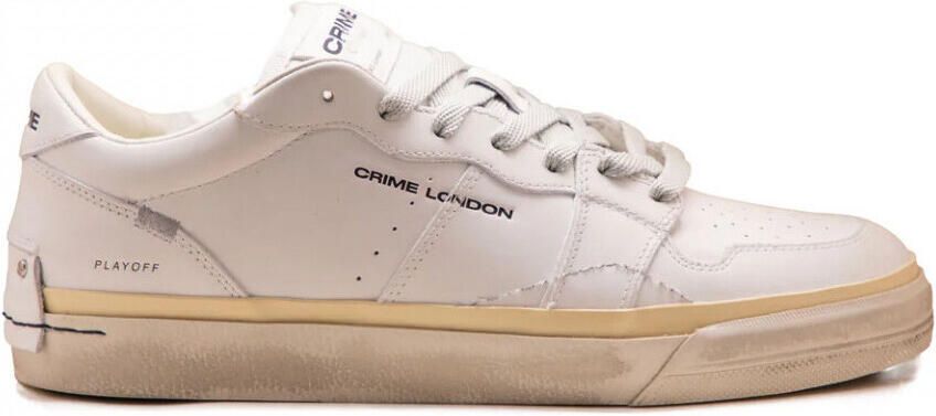 Crime London Lage Sneakers PLAYOFF 19500-WHITE