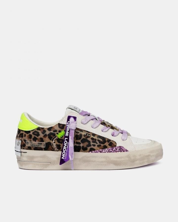 Crime London Lage Sneakers SK8 DELUXE 29107PP8-68 SAVANNAH - Foto 2