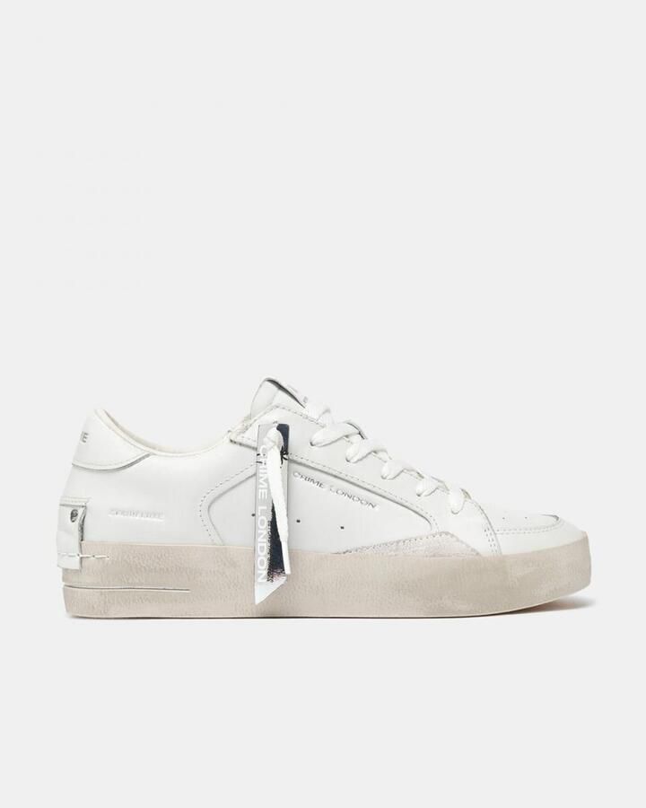 Crime London Sneakers SK8 21111AA7-VANILLA WHITE