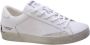 Crime London Witte Leren Sneakers met Off White Suède Details White - Thumbnail 2