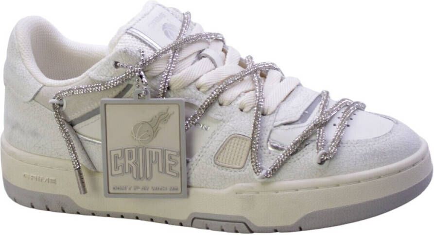 Crime London dames sneaker Salima leder off white - Foto 3