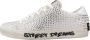 Crime London dames sneaker dreams suede wit met strass - Thumbnail 2