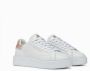 Crime London Lage leren sneakers met uitneembare binnenzool White Dames - Thumbnail 2