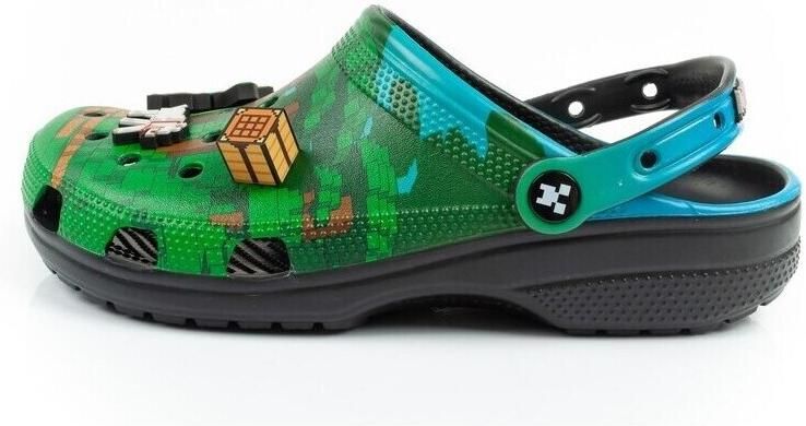 Crocs Classic Minecraft Clog Unisex Groen Slippers - Foto 2