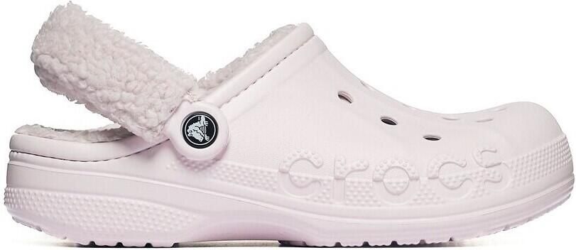 Crocs BAYA LINED FUZZ STRAP CLOG 206633-6PI unisex schoenen roze (206633-6PI) - Foto 2