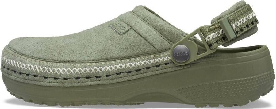 Crocs Klompen Cla Crafted Vegan Suede Stitch