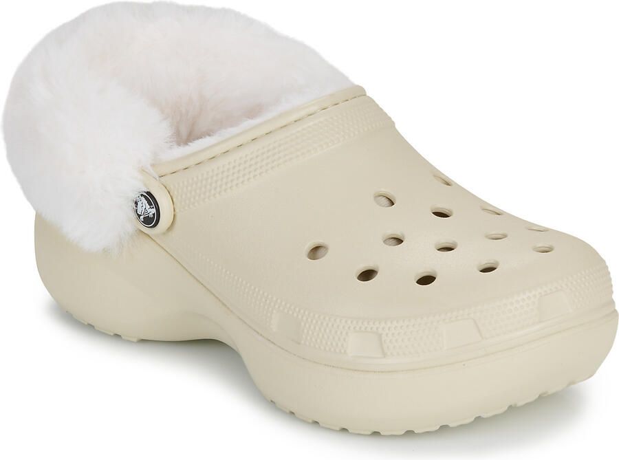 Crocs Klompen CLASSIC PLATFORM FUZZ LINED CG