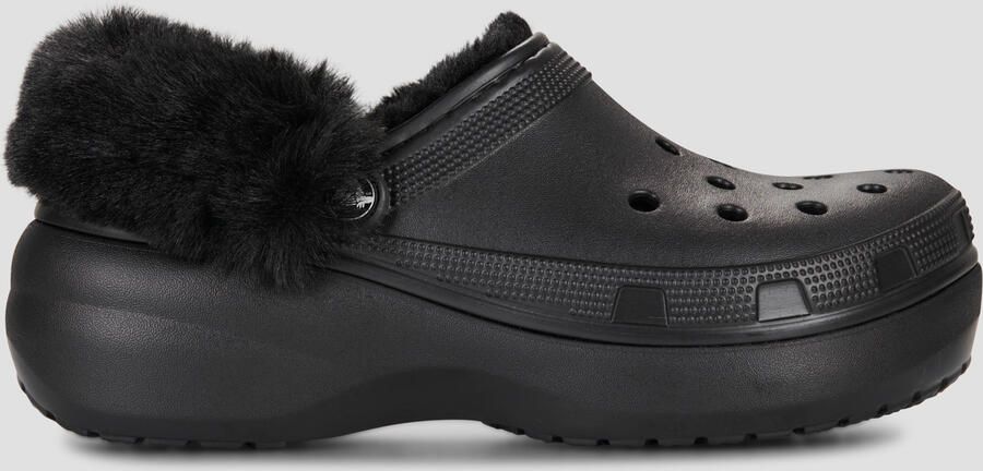 Crocs Klompen CLASSIC PLATFORM FUZZ LINED CG