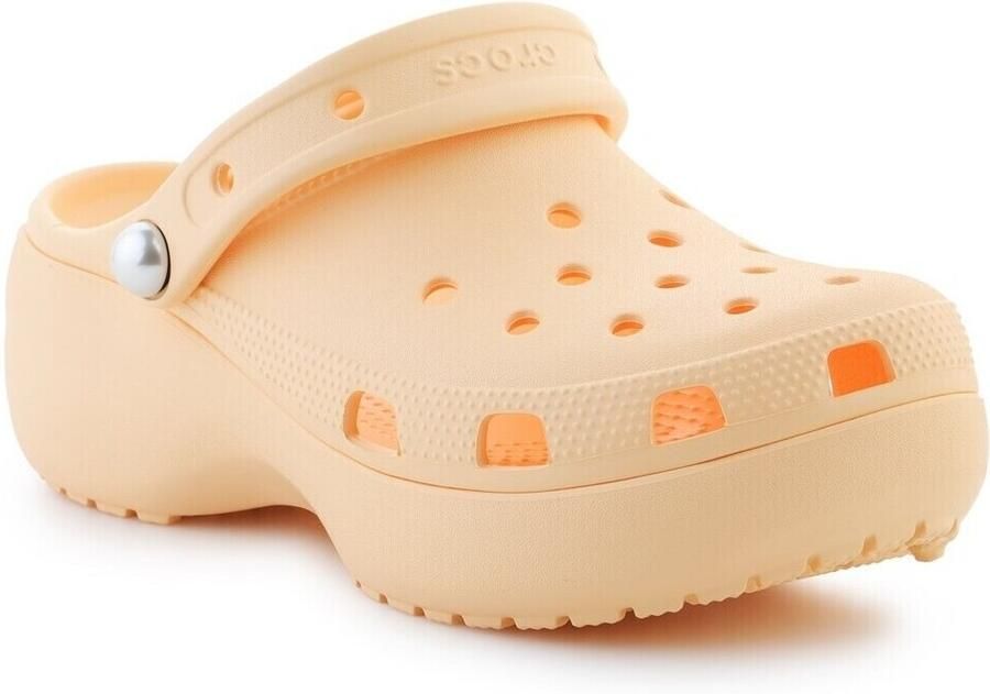 Crocs Clogs Classic Platform Pearl Clog plateauschoen sandaal met sierparels - Foto 5
