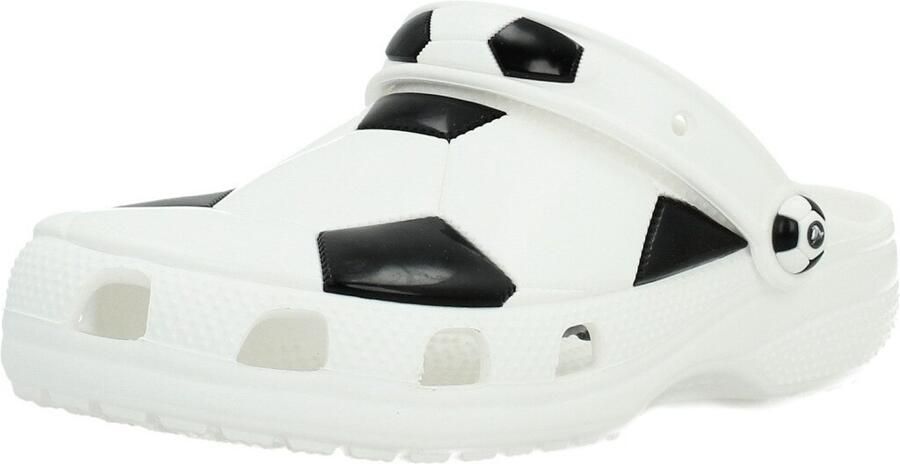 Crocs Classic Soccer Ball Clog Kids voor een Wit Slippers - Foto 2