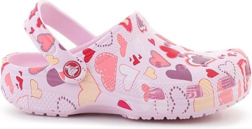 Crocs Kid's Classic VDay Graphic Clog Sandalen maat 23-24 roze - Foto 6