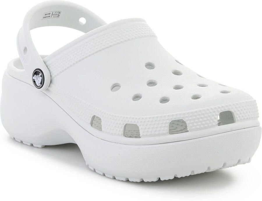 Crocs Klompen Classic Platform Wit - Foto 3